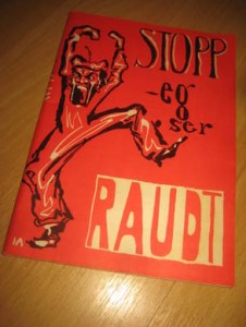 STOPP EG SER RAUDT. Russerevyen 1965.