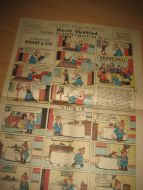 Tegneavisen SPENNING OG SPØK. ENERETT FOR NORGE: Norsk Ukeblad. Tillegg til nr 25- 1935.