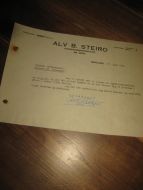 ALV B. STEIRO, SORTLAND. 1951.