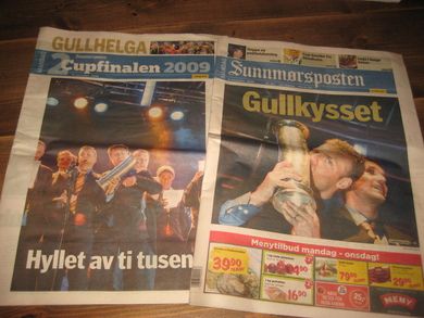 2009,nr 261, SUNNMØRSPOSTEN. Aafk cup gull!!