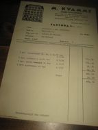 M KVAMME BERGEN 24 11 1952 12645