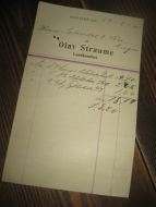 MODALEN 29 8- 1905 Fra Olav Straume Landhandleri