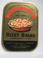 BIZET BRAND, fra Neptun Canning, Stavanger.