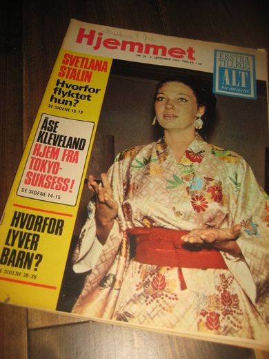 1967 nr 036 Hjemmet ÅSE KLEVLAND
