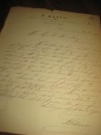 Brev fra F KLING Christiania 1891