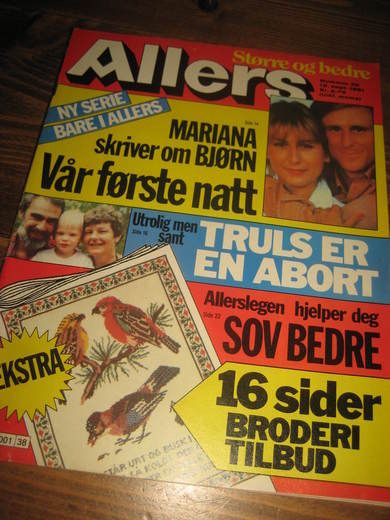 1981 nr 038 Allers BRODERI EKSTRA SOPHIA LOREN