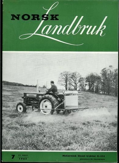 1963 nr 007 NORSK Landbruk