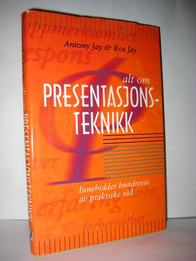 Jay Antony: alt om PRESENTASJONS TEKNIKK 1998