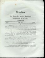 1886,nr 017, Circulære fra Den Kongelige Norske Regjerings Departement for det Indre. Poststyrelsen.