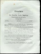 1886,nr 017, Circulære fra Den Kongelige Norske Regjerings Departement for det Indre. Poststyrelsen.