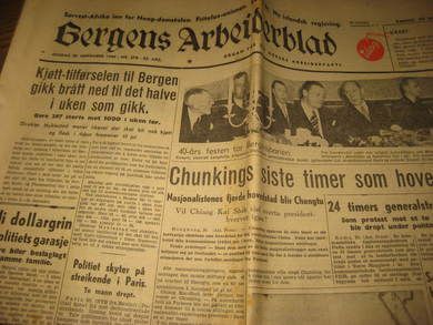 1949 nr 278 30 november Bergens Arbeiderblad