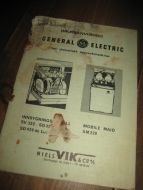 Bruksanvisning GENERAL ELECTRIC fra Nils Vik Oslo