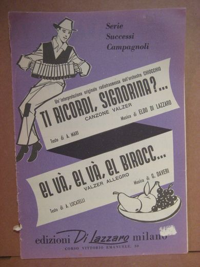 TI RICORDI, SIGNORINA ?