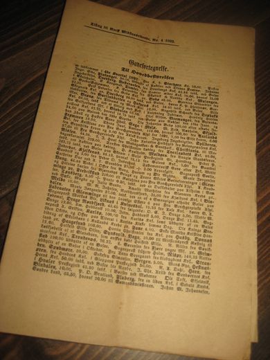 Gavefortegnelse nr 4 1893