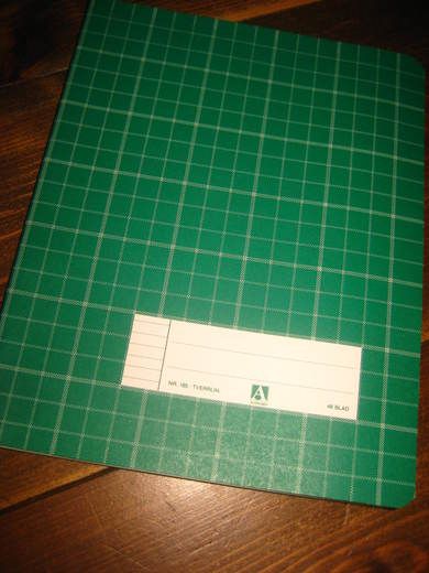 Ubrukt ANDVORD skrivebok 80-90 tallet