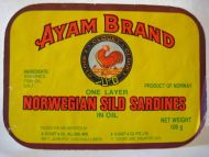 AYAM BRAND NORWEGIAN SILD SARDINES IN OIL.