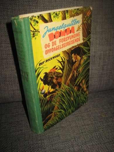 ROCKWOOD: Jungelgutten BOMBA OG DE FORSVUNDNE OPPDAGELSESREISENDE. Bok nr 10, 1957.