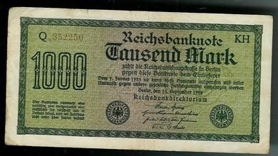 1922 Thausend Mark Q 352250