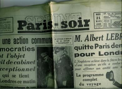 1939 nr 5683 Paris - soir SPRINT