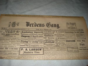 1899,nr 322,                                Verdens Gang.