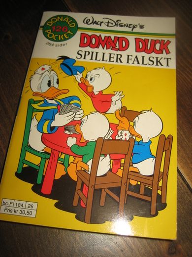 DONALD DUCK SPILLER FALSKT Bok nr 126 1992