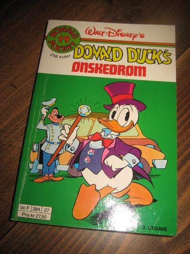 DONALD DUCK'S ØNSKEDROM Bok nr 19 3 utgave