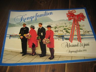 Kongefamilien Signingsferden Ålesund 24 juni 1991
