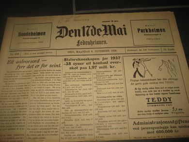 1928 nr 258 Den 17de Mai