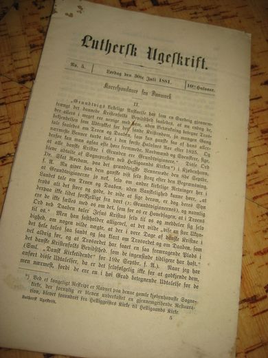 1881 nr 005 Luthersk Ugeskrift