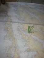 BERGEN - FEDJE Originalkart fra Det Norske kartverk pent i glass og ramme Dette er kart nr 17