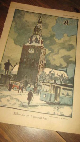 1932 nr 001 A MAGASINET Originaltegning for A Magasinet av K Johnsen