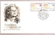 1979, INTERNATIONAL YEAR OF THE CHILD, FDC FRA UNITED NATIONS.