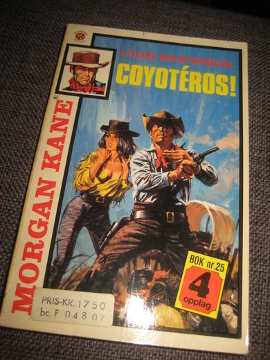 COYOTEROS! Bok nr 25, 4. opplag, 1980.