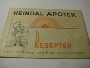 HEIMDAL APOTEK, 40-50 tallet
