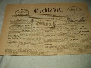 1905 nr 207 Ørebladet