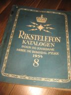 Rikstelefon katalogen for Sogn og Fjordane og Møre og Romsdal 1954