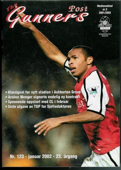 2001 /2002 nr 003 The Gunner's Post
