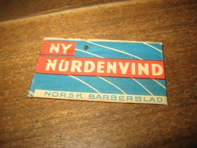 Barberblad, NY NORDENVIND, fra Knut Rasmussen, Oslo.  60 tallet. 