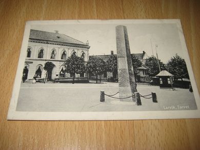 Larvik Torvet Fra Abel Kunstforlag Christiania 10