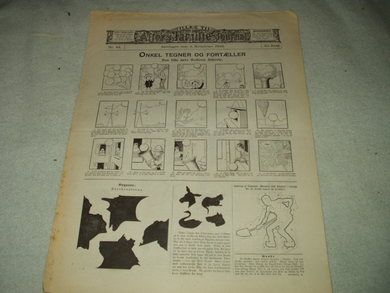 1906 nr 044 Første tillæg til Allers Familie Journal ONKEL TEGNER OG FORTELLER På baksida: Ungdomsvandet