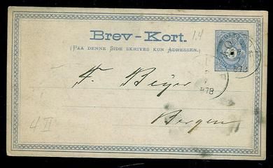 Brevkort stempla 29 3 78