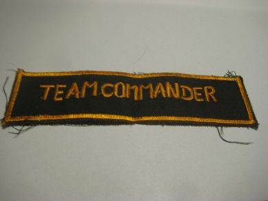 TEAM COMMANDER Ca 12 5*3 CM STORT