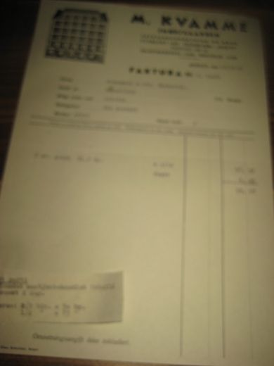 M KVAMME BERGEN 12 12 1952 12983
