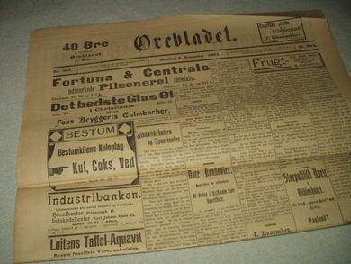 1901 nr 262 Ørebladet