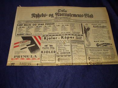 1932 nr 275 Oslo Nyheds- og Avertissements Blad