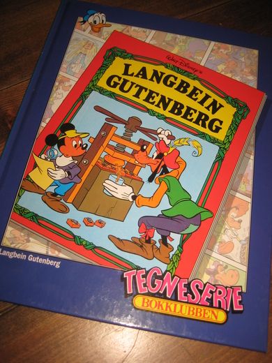 TEGNESERIE BOKKLUBBEN LANGBEIN GUTENBERG 1994