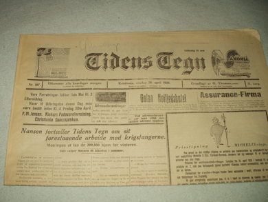 1920 nr 107 Tidens Tegn