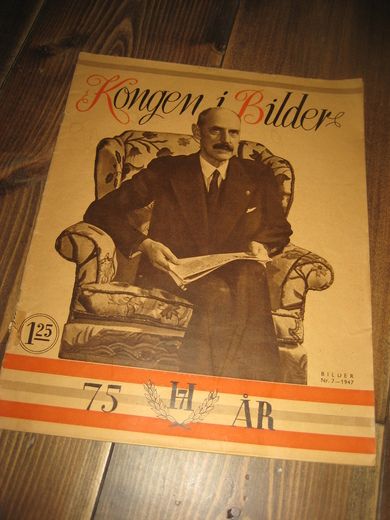 KONGEN I BILDER H7 75 år Bilder nr 7 1947