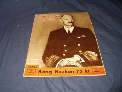 1947 nr 014 Aktuell Festnummer om Kong Haakon 75 år