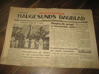 1949 nr 268 HAUGESUNDS DAGBLAD